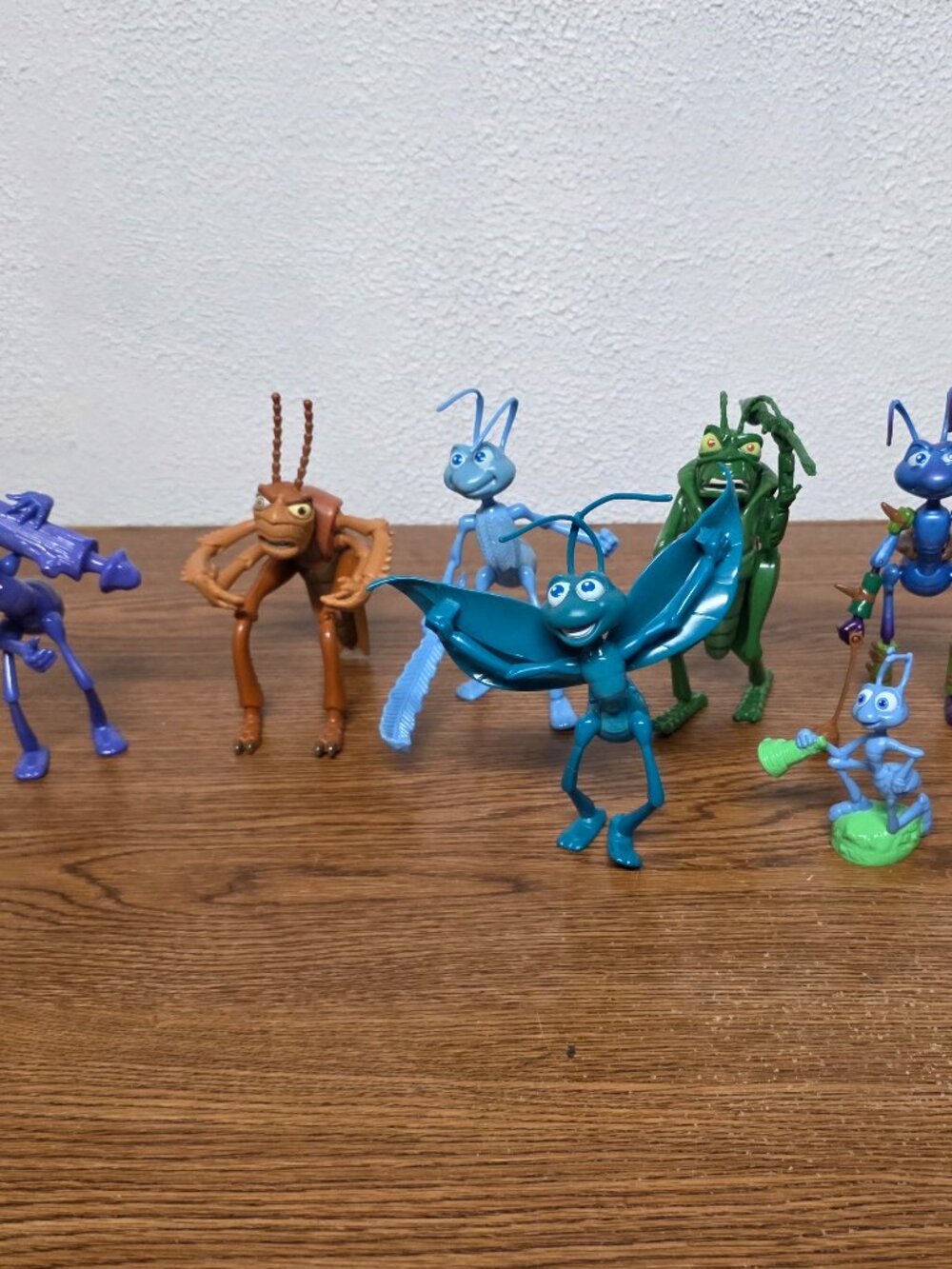 Vintage 1998 Action Figures Disney A Bug's Life - Lot of 8